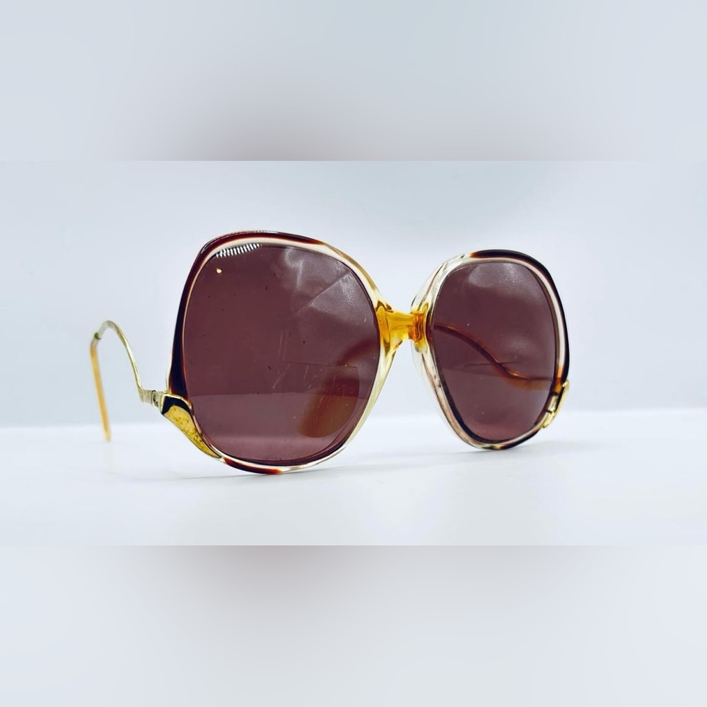 Vintage Sterling Optical Brown Round Sunglasses Frames Only